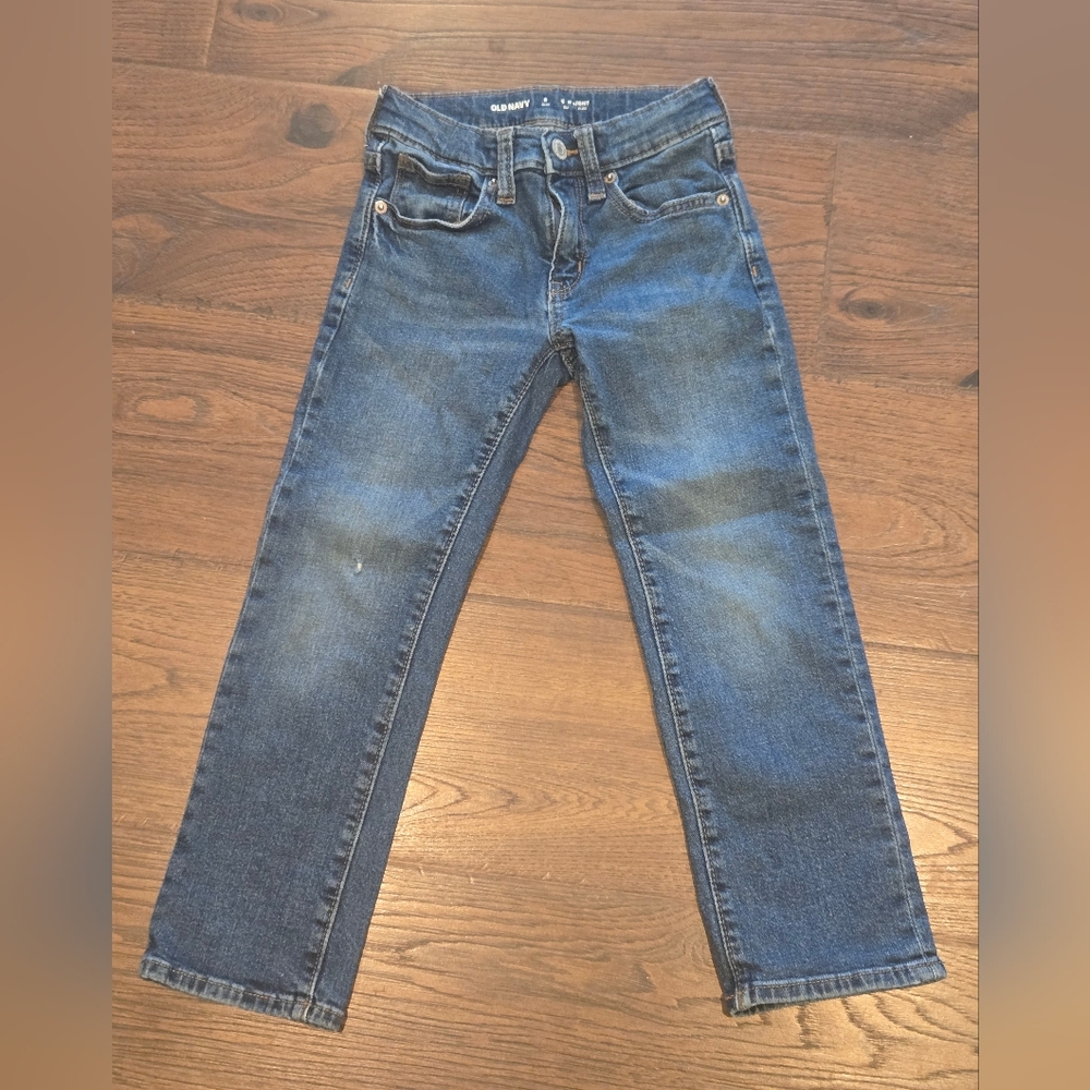 Old Navy Kids' Blue Straight Leg Jeans Size 6 Slim